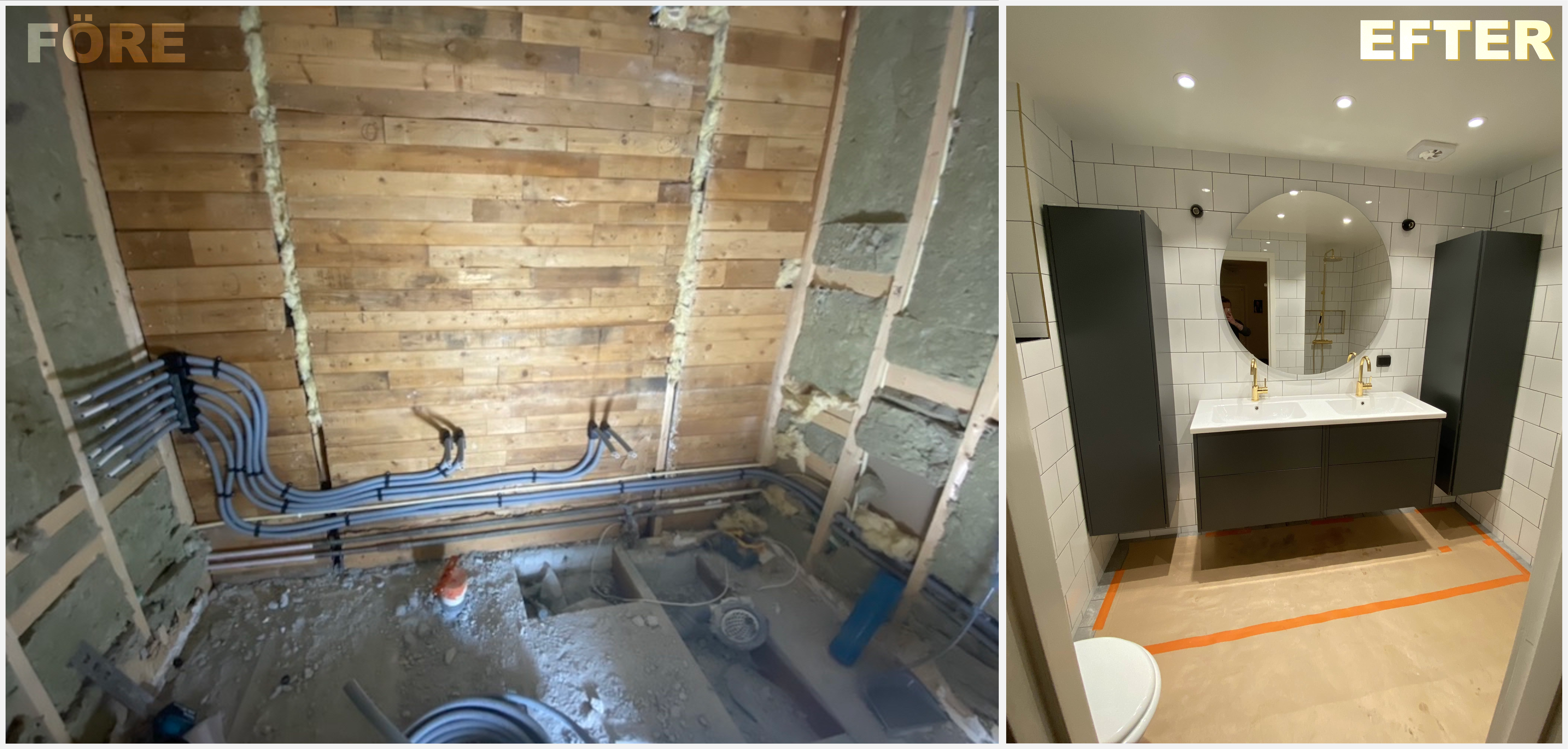 Före/efter renovering