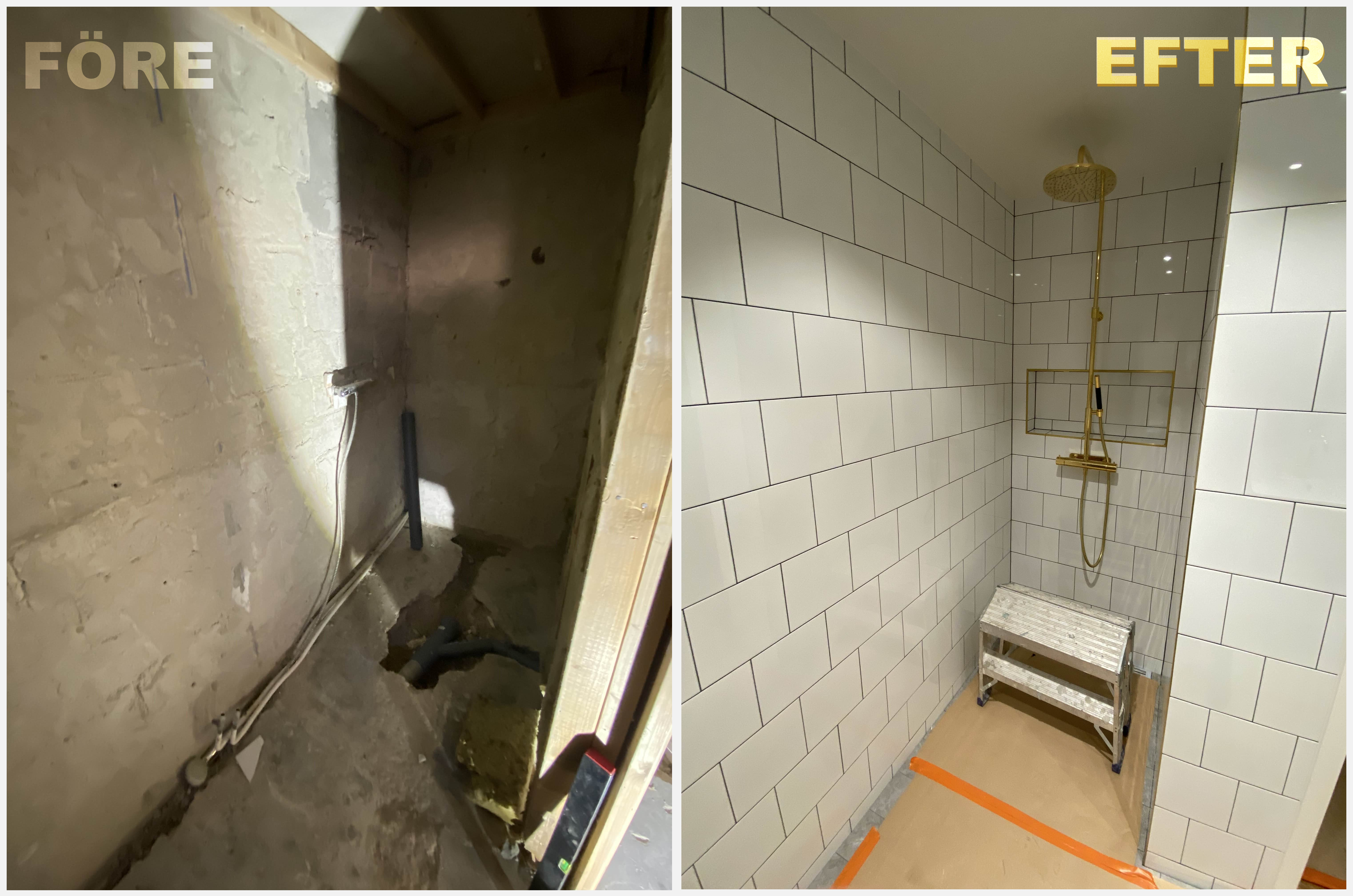 Före/efter renovering